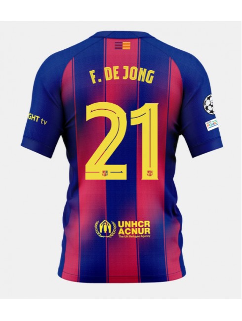Barcelona Frenkie de Jong #21 Domaci Dres 2025-26 Kratak Rukavima Barcelona Frenkie de Jong #21 Domaci Dres 2025-26 Kratak Rukavima